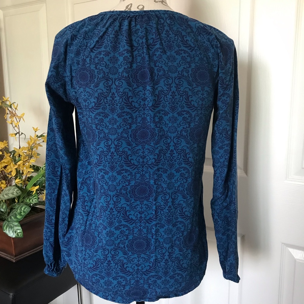 Faded Glory - Blue Button Down Top - Picture 3 of 5